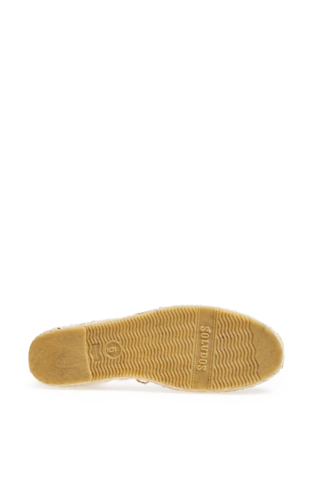 Lace-Up Espadrille Sandal, Alternate, color, NATURAL/ BLACK