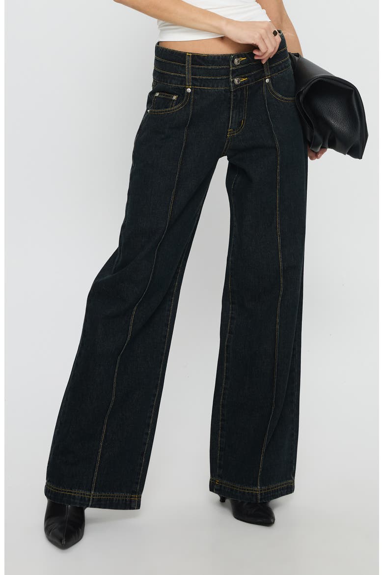 Hannalee Low Rise Wide Leg Jeans, Alternate, color, GRUNGE WASH