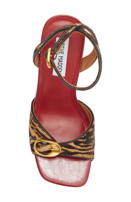 Steve Madden Lilliana Ankle Strap Sandal In Brown