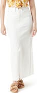 Sam Edelman Dempsey Split Front Denim Maxi Skirt