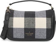 Kate Spade New York smoosh check crossbody bag