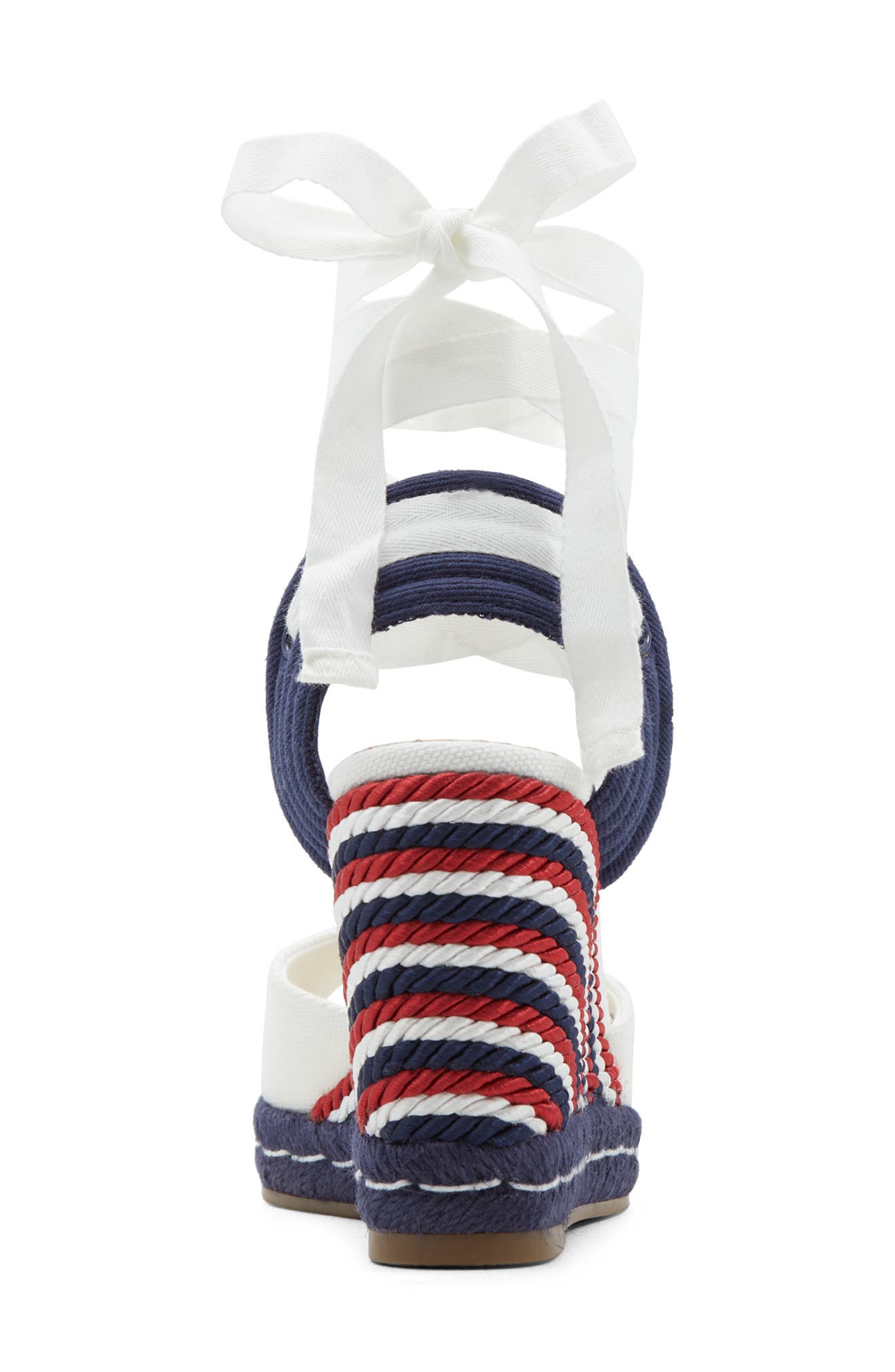 Draper James Ophelia Ankle Tie Espadrille Wedge Sandal, Alternate, color, 