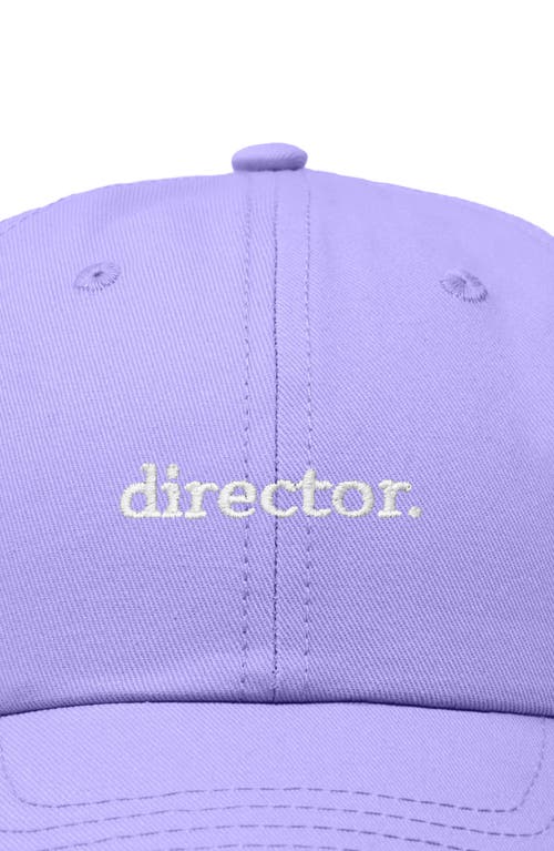 DALIX DALIX DIRECTOR EMBROIDERED LOW CROWN CAP 