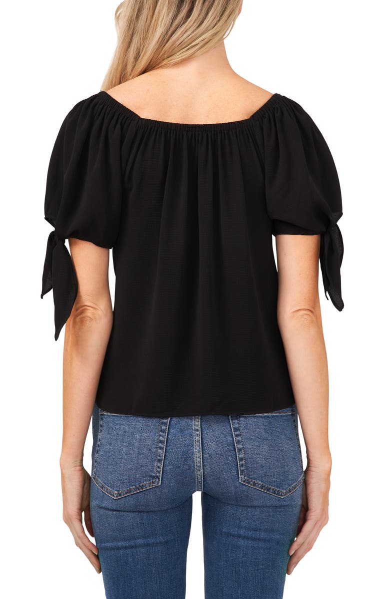 CeCe Tie Sleeve Blouse, Alternate, color, 