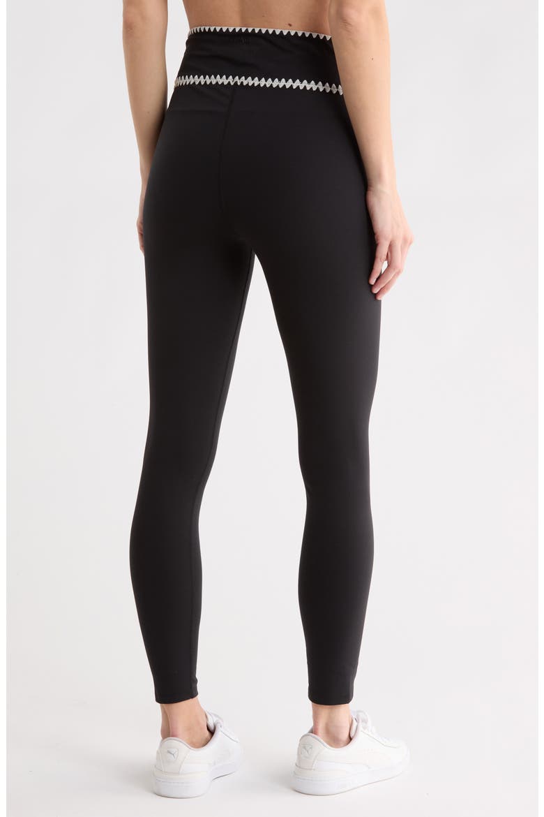 Heartbreaker High Waist Performance Leggings, Alternate, color, BLACK