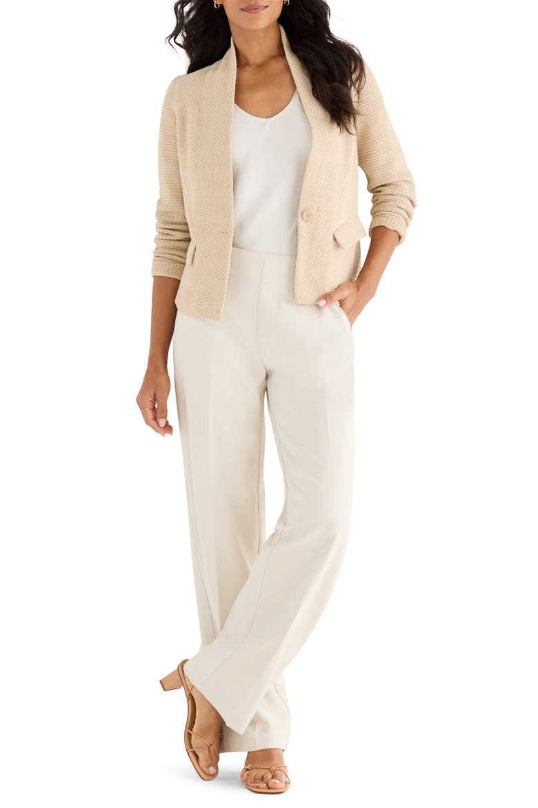 Mixed Media Jacket, Alternate, color, LATTE