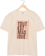 Gottex Beach Life Printed Swim Cover Up Tshirt Oversize