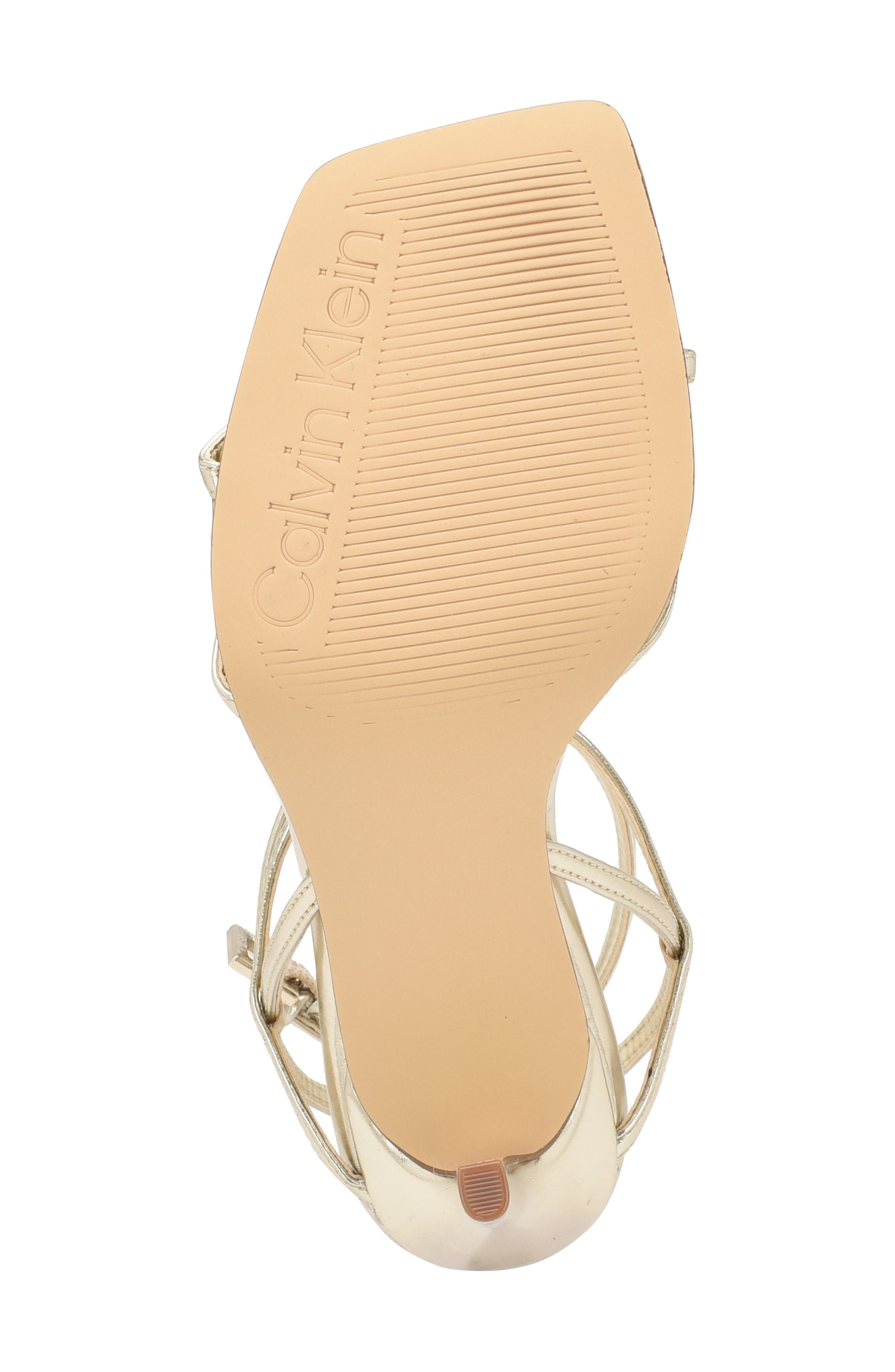 Calvin Klein Tegin Sandal, Alternate, color, Gold 710