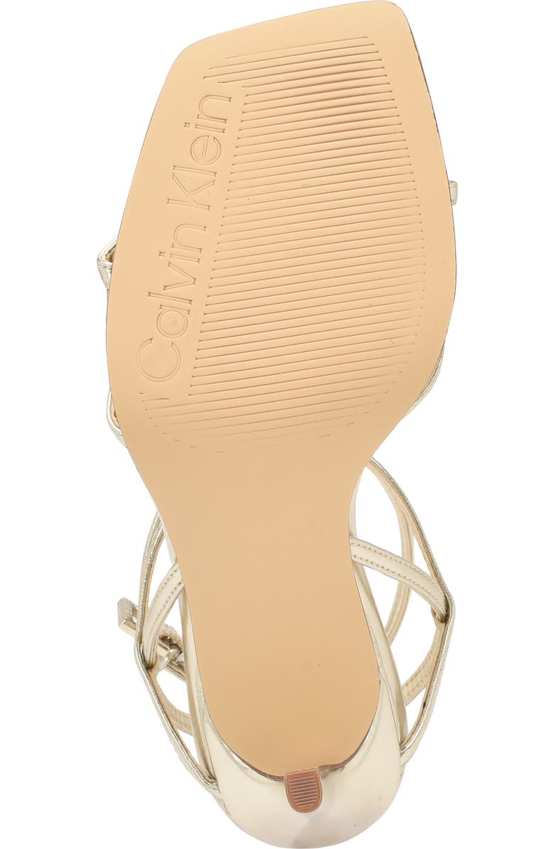 Calvin Klein Tegin Sandal, Alternate, color, Gold 710