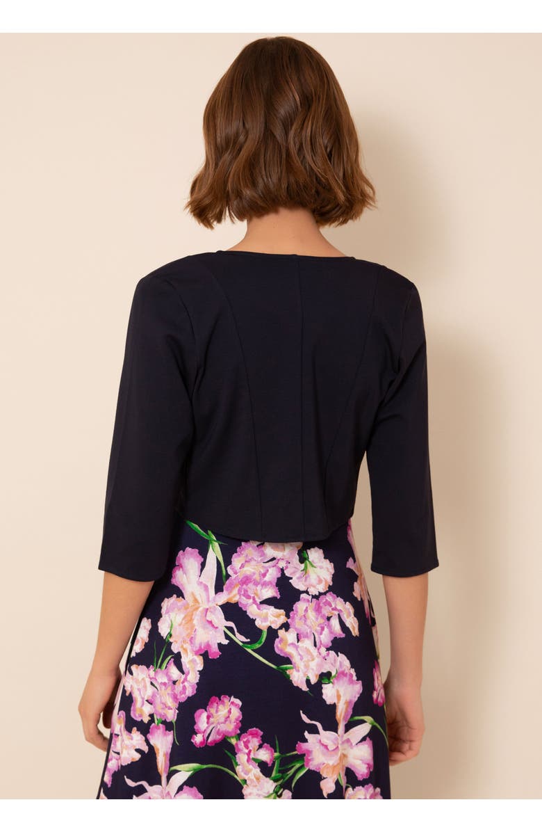 Alie Street London Freya Cropped Bolero Jacket, Alternate, color, Midnight Navy
