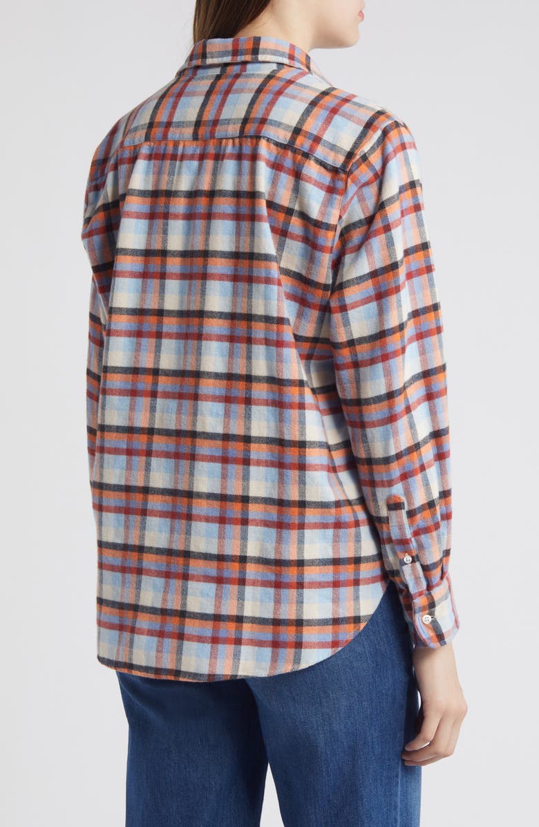 Frank & Eileen Eileen Relaxed Button-Up Shirt, Alternate, color, Orange/Blue/Red Multi