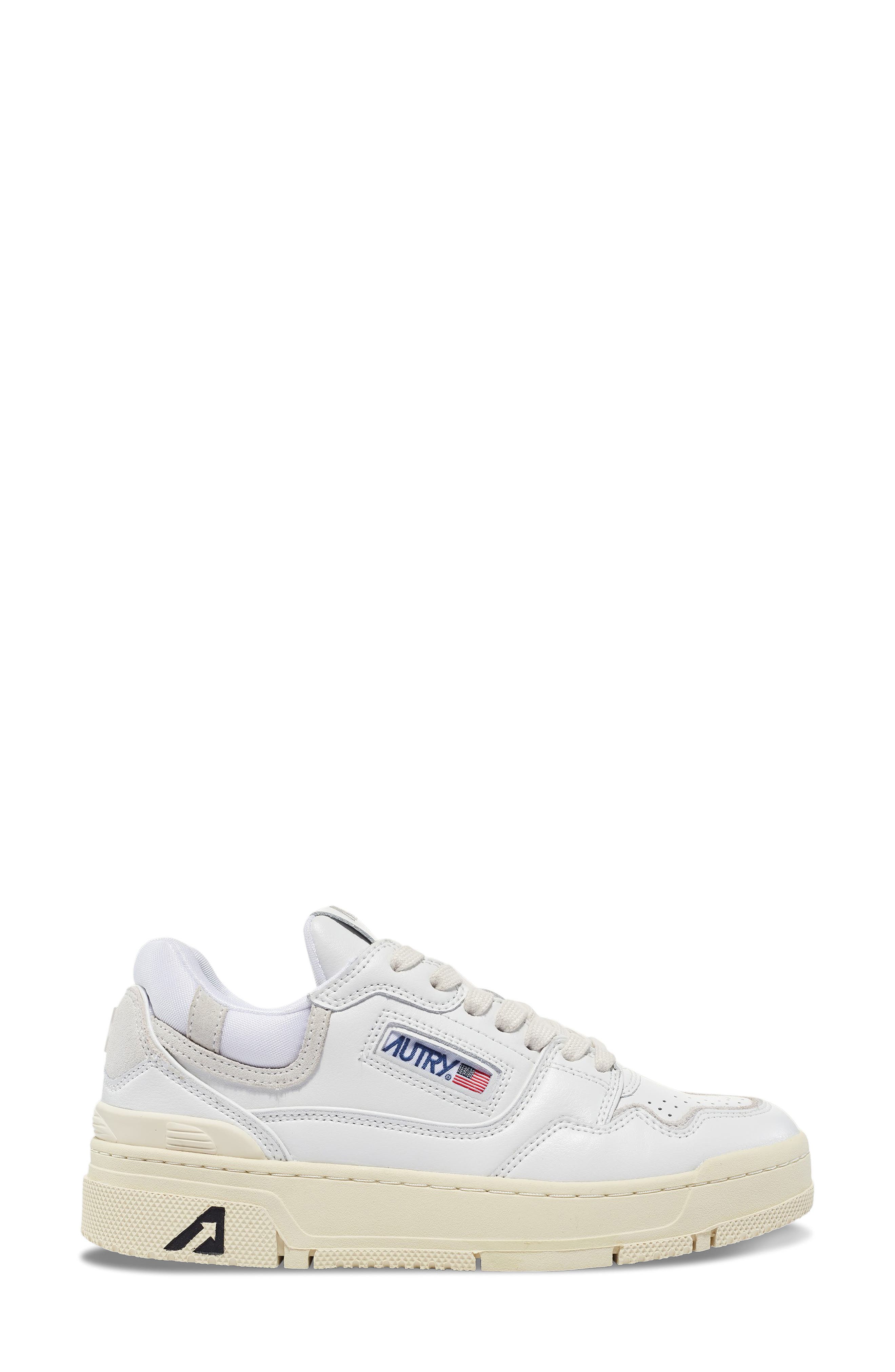 CLC Mixed Media Low Top Sneaker, Alternate, color, WHITE MULTI