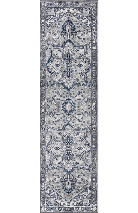 Modern Persian Vintage Medallion Area Rug