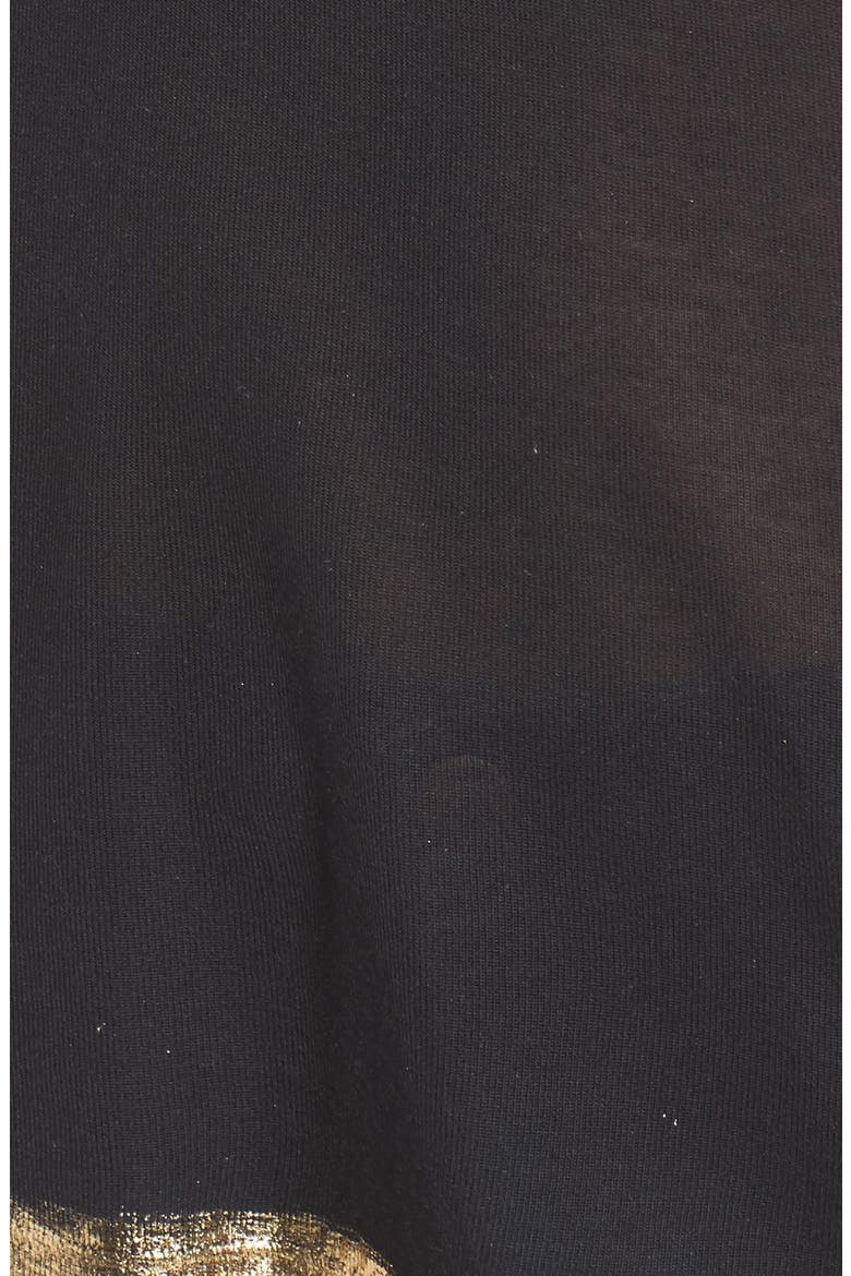 Tino Foil Tee, Alternate, color, BLACK