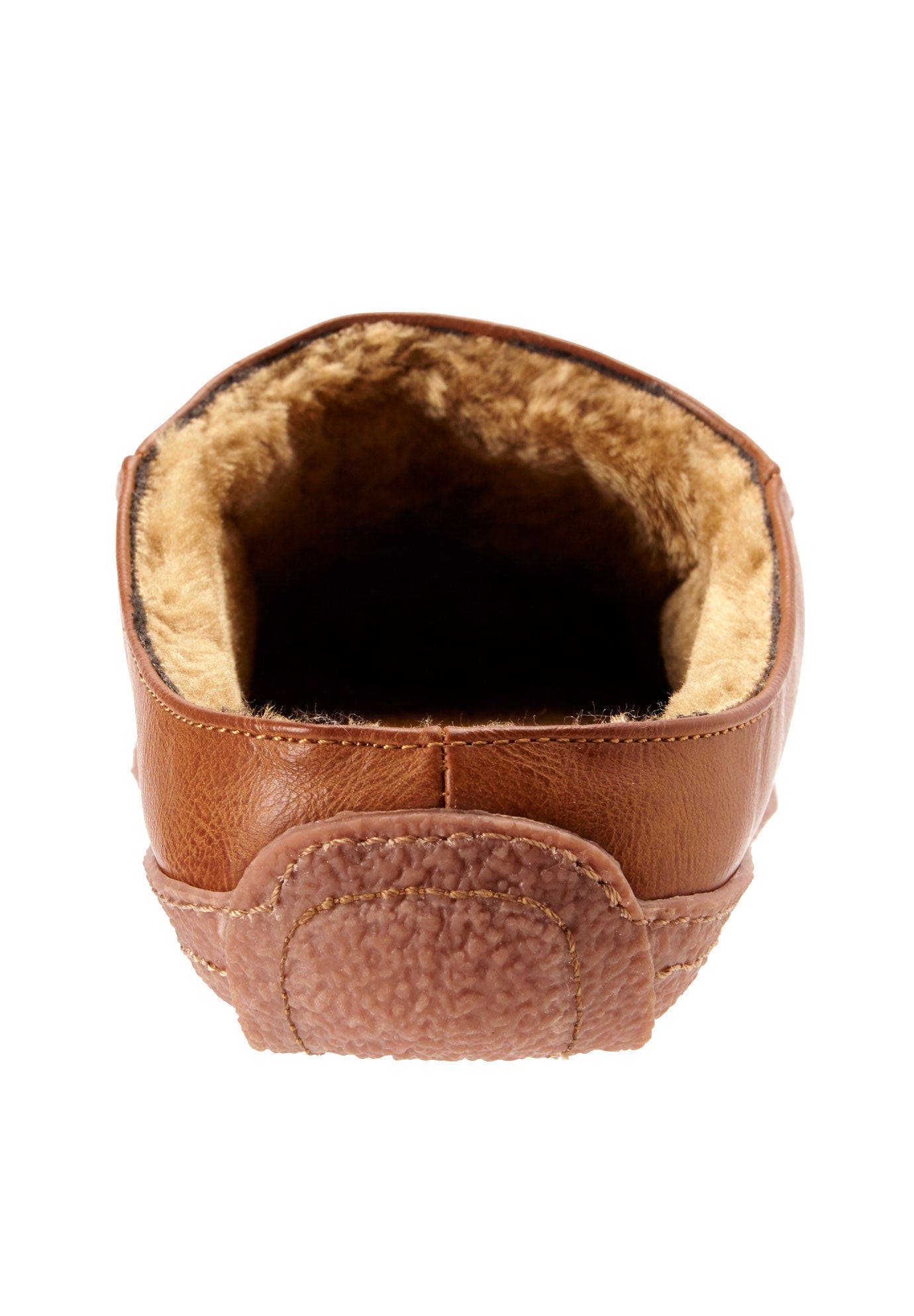 KingSize Fur-Lined Clog Slippers, Alternate, color, Chestnut