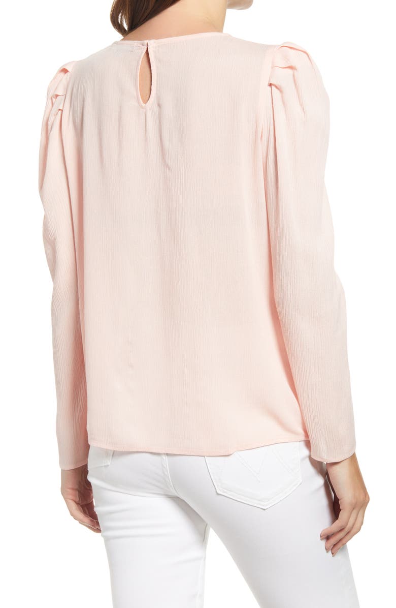 GIBSONLOOK Pleated Sleeve Top, Alternate, color,