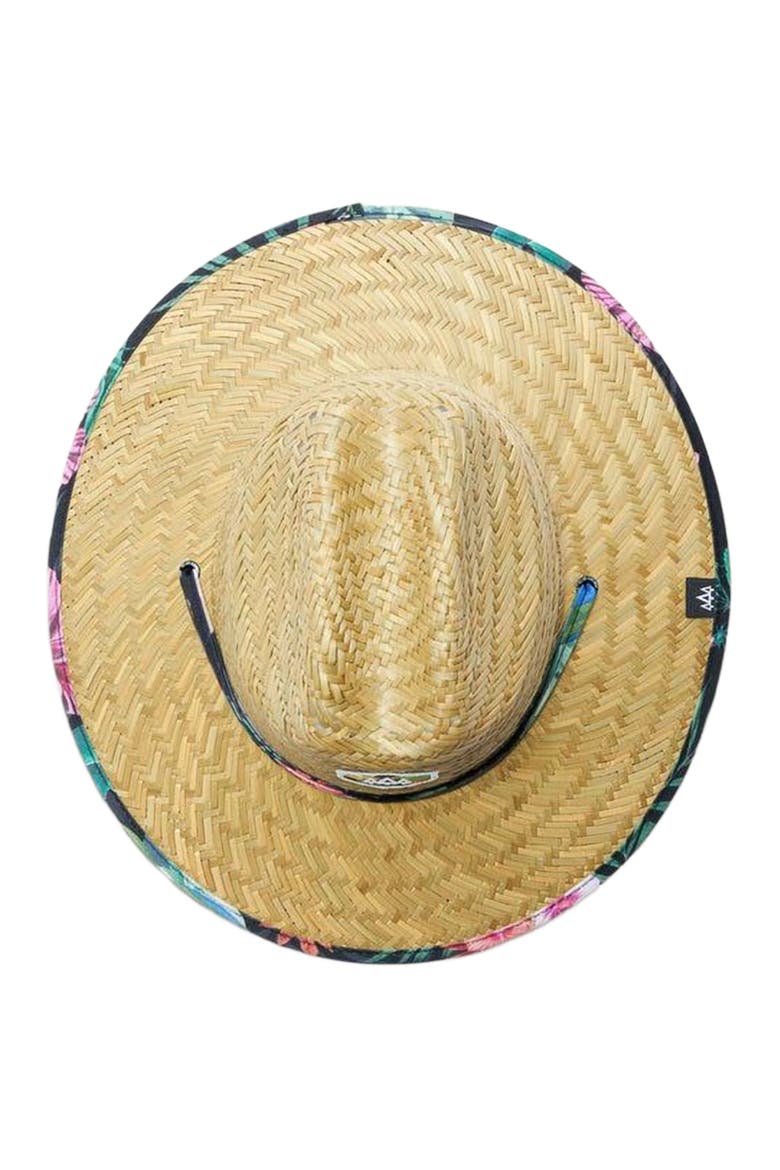 Turks Little Kids Straw Lifeguard Hat, Alternate, color, Parrots