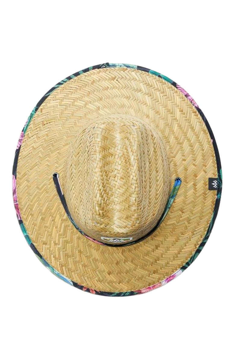 Hemlock Turks Little Kids Straw Lifeguard Hat, Alternate, color, Parrots