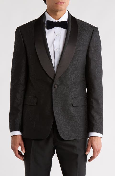 Paisley Notched Collar Sport Coat