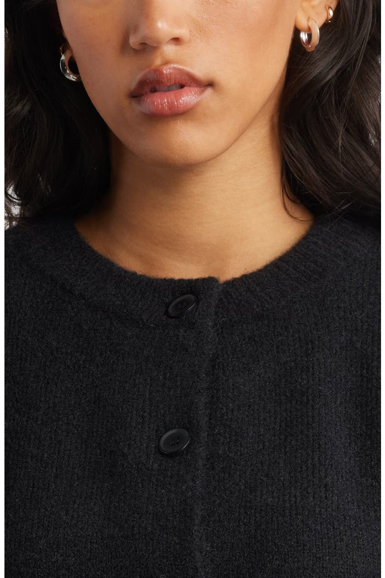 Cozy Cardigan, Alternate, color, BLACK