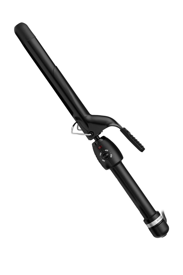 Stay-Temp Extra-Long Barrel Ceramic Curling Iron, Main, color, 1"