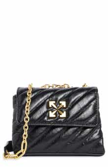 Off-White Jackhammer 17 Matelassé Leather Shoulder Bag