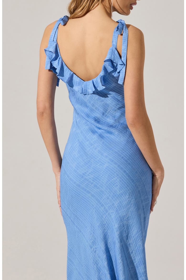 Sorbae Ruffle Detail Dress, Alternate, color, BLUE