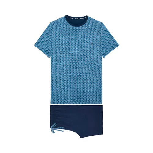 Hom Martinez Short Pajama Set In Blue