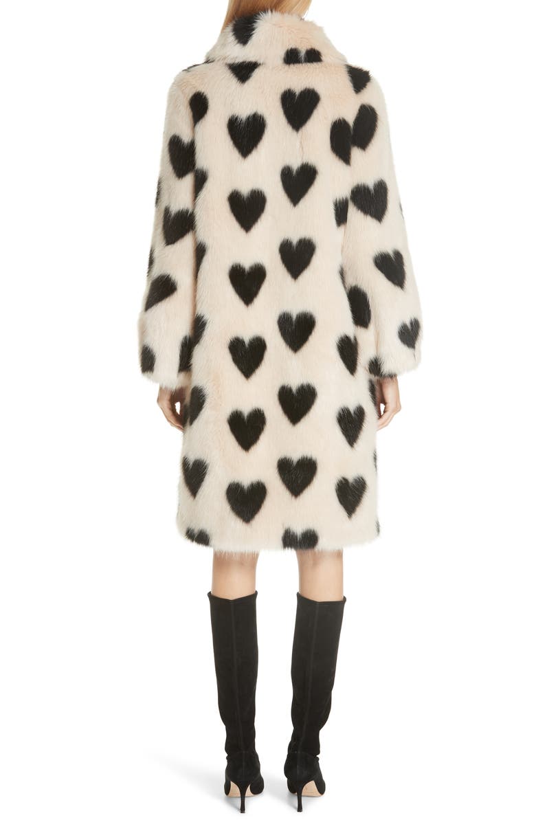 Shrimps Lorca Faux Fur Coat, Alternate, color, 