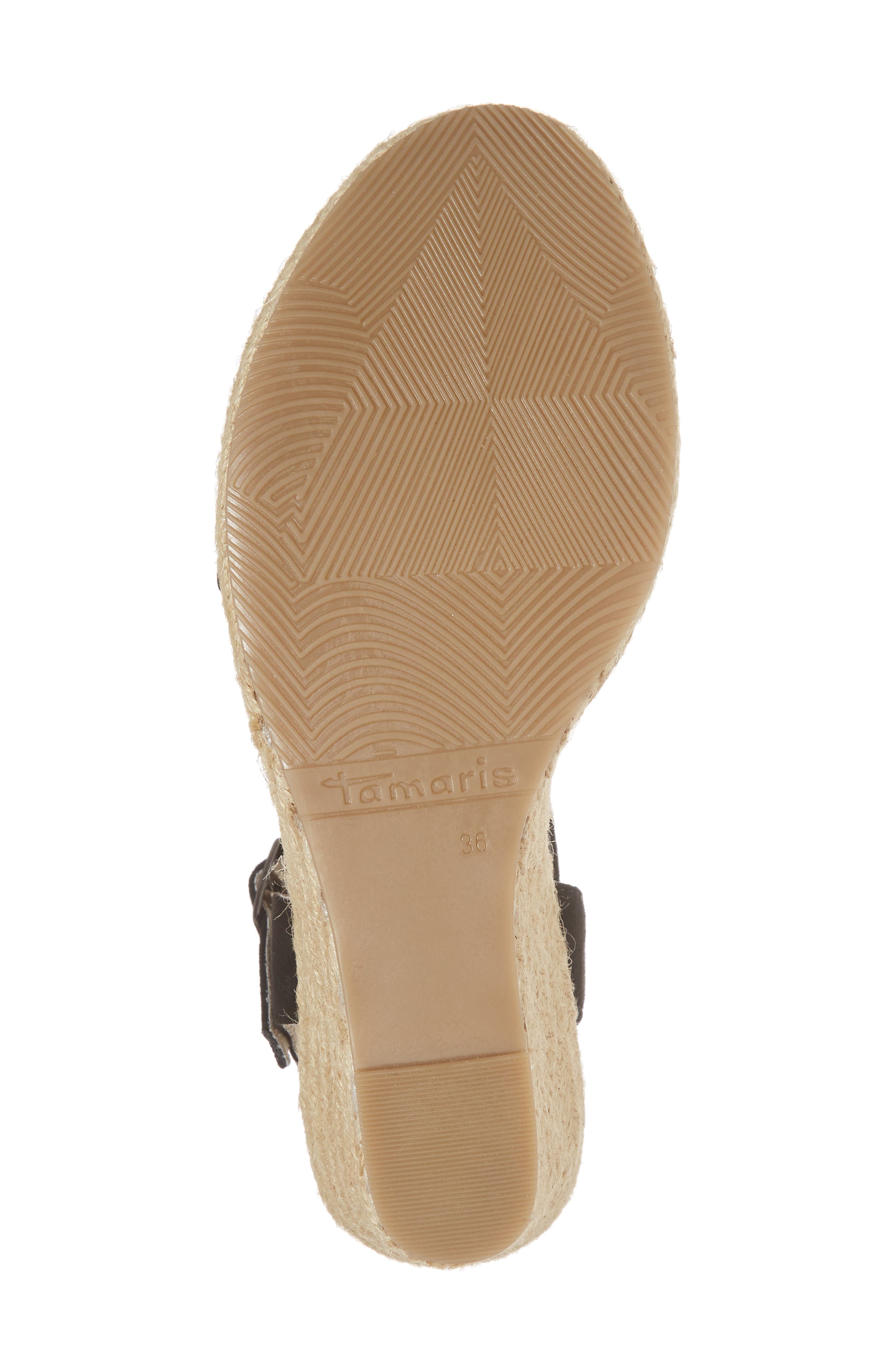 Tamaris Livia Espadrille Wedge Sandal, Alternate, color, 
