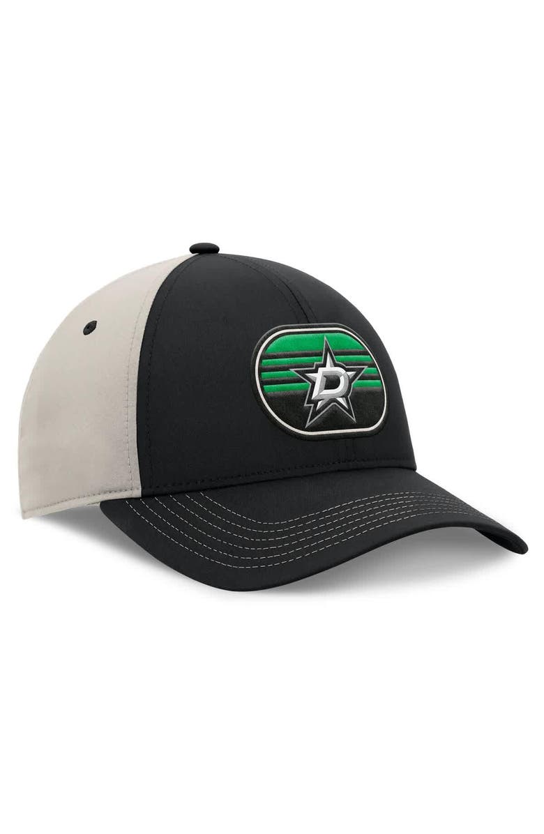FANATICS Men's  Fanatics  Black/Gray Dallas Stars 2025 Stanley Cup Playoffs Locker Room Trucker Adjustable Hat, Alternate, color, 