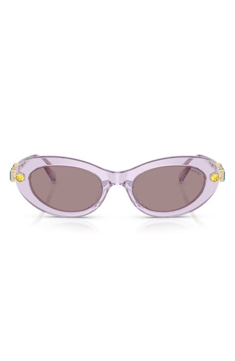 53mm Oval Sunglasses