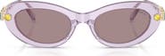 Swarovski 53mm Oval Sunglasses