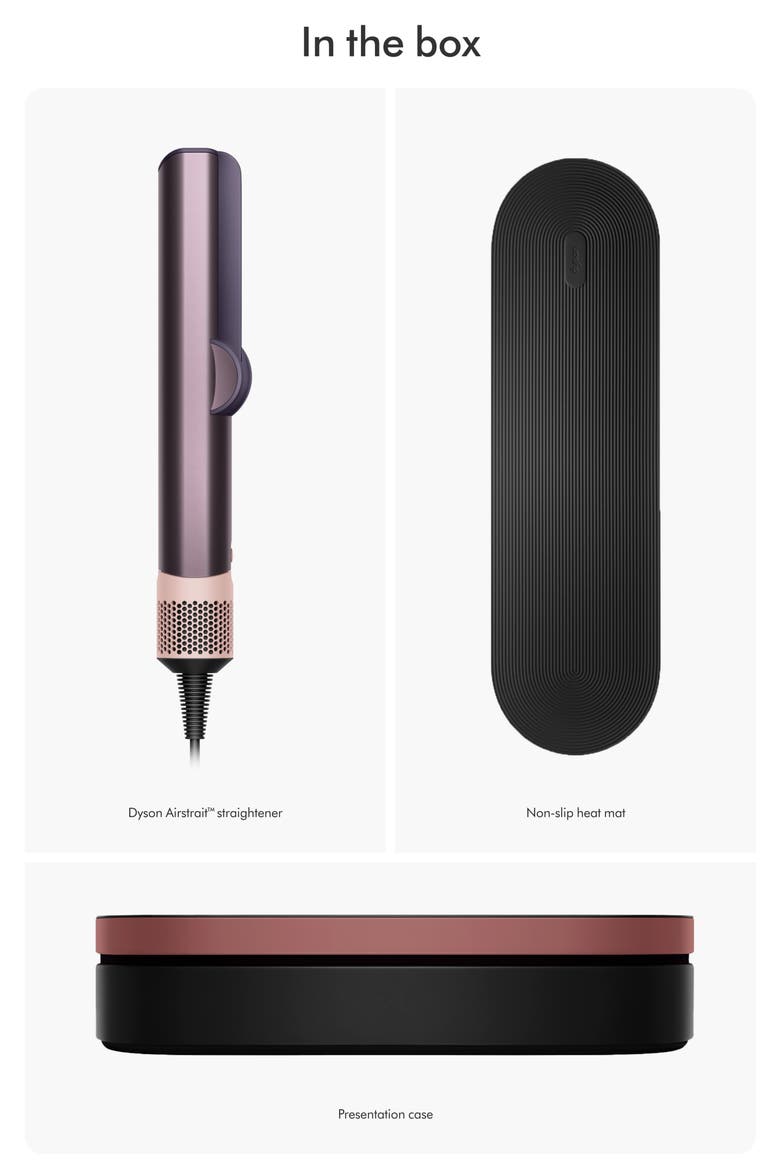 Limited Edition Airstrait™ Wet-to-dry Straightener in Jasper Plum, Alternate, color, JASPER PLUM