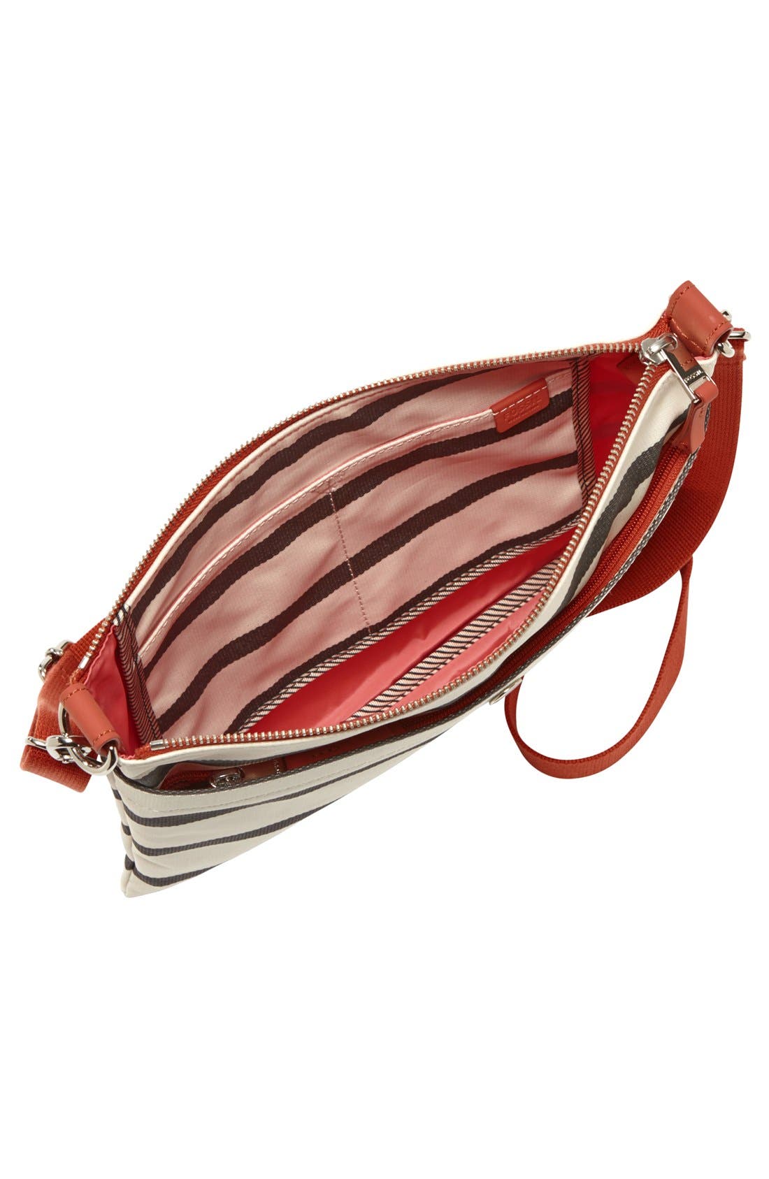 'Key-Per' Crossbody, Alternate, color, NAVY STRIPE