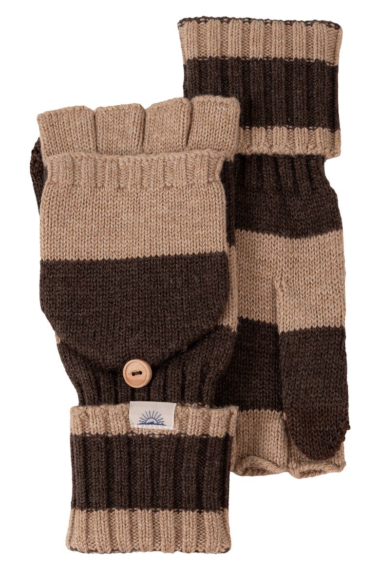 Northshore Pop-Top Gloves, Main, color, COFFEE BEAN/ SQUIRREL