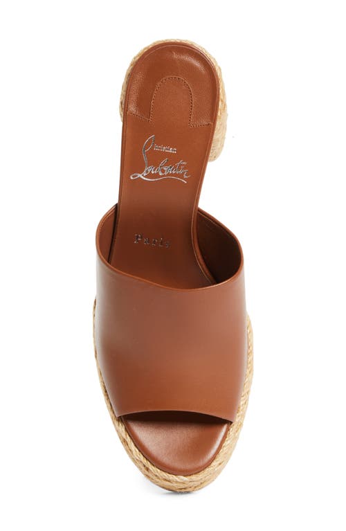 Christian Louboutin Calakala Espadrille Platform Slide Sandal