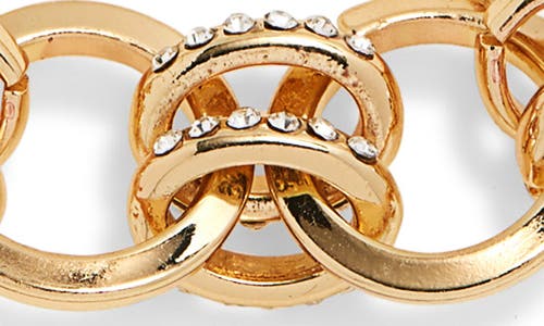 Tasha Circle Chain Link Necklace In Gold