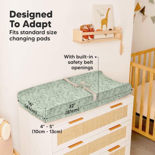 Keababies 2-pack Soothe Changing Pad Covers In Multi