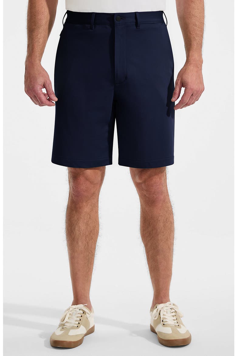 Traditional Fit 9" Flex Performance Golf Shorts, Main, color, Radiant Navy