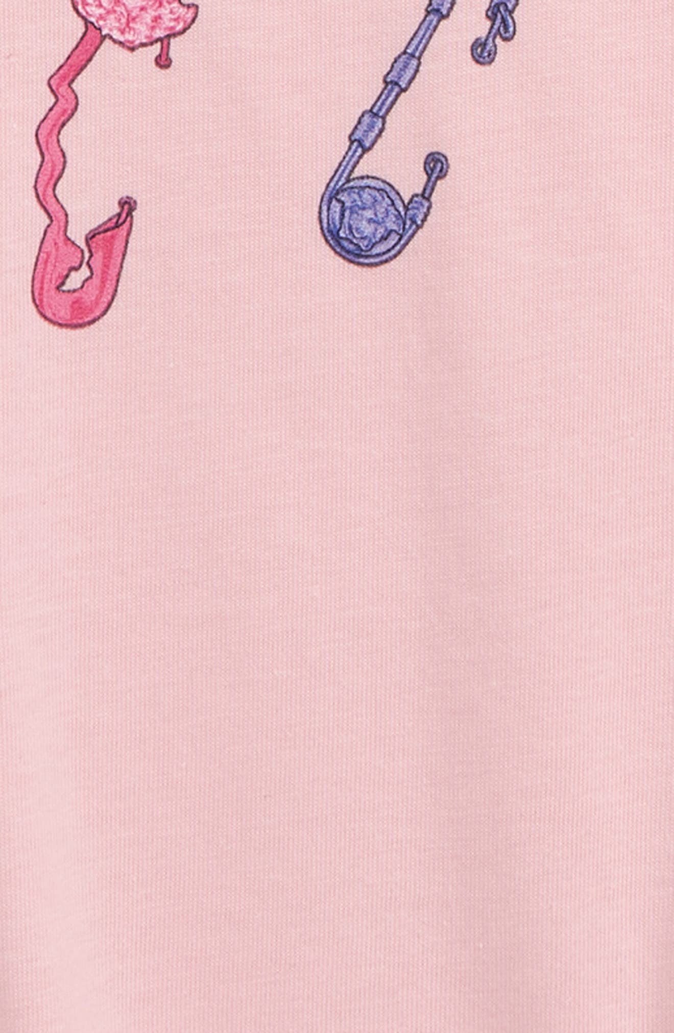 Versace Kids' Safety Pin Cotton Logo Graphic Tee | Nordstrom