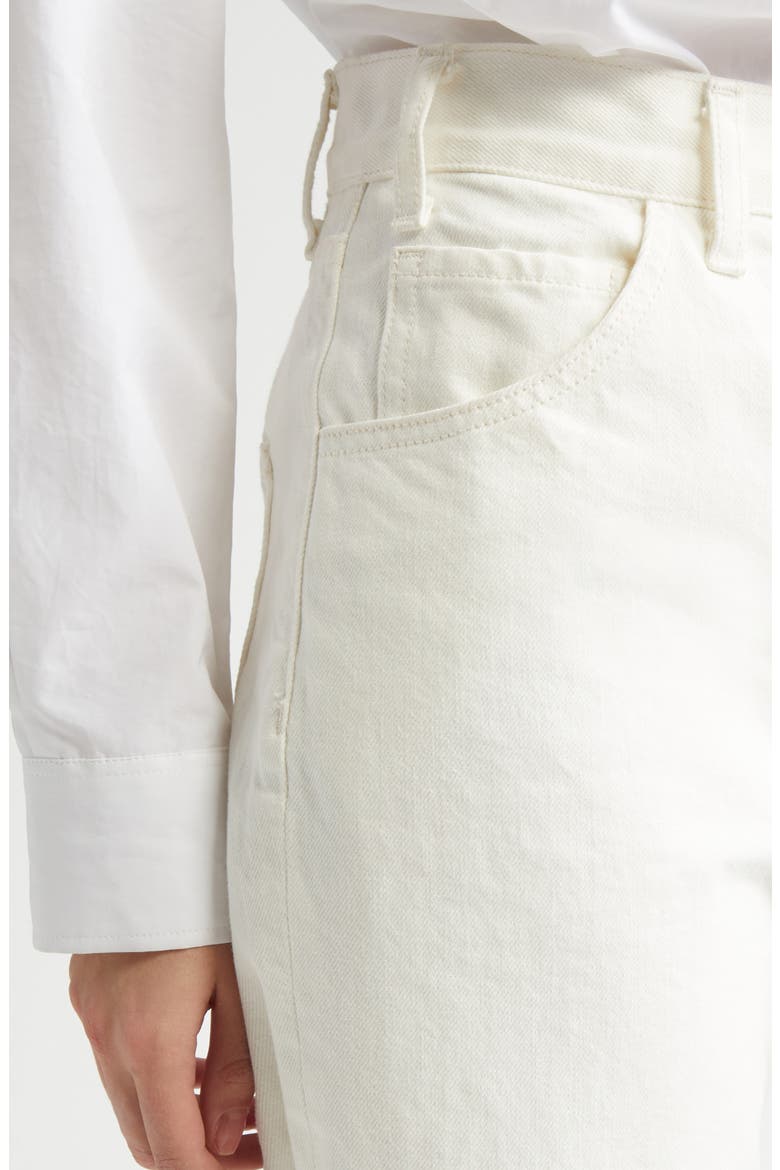 Calla Straight Leg Jeans, Alternate, color, CREAM