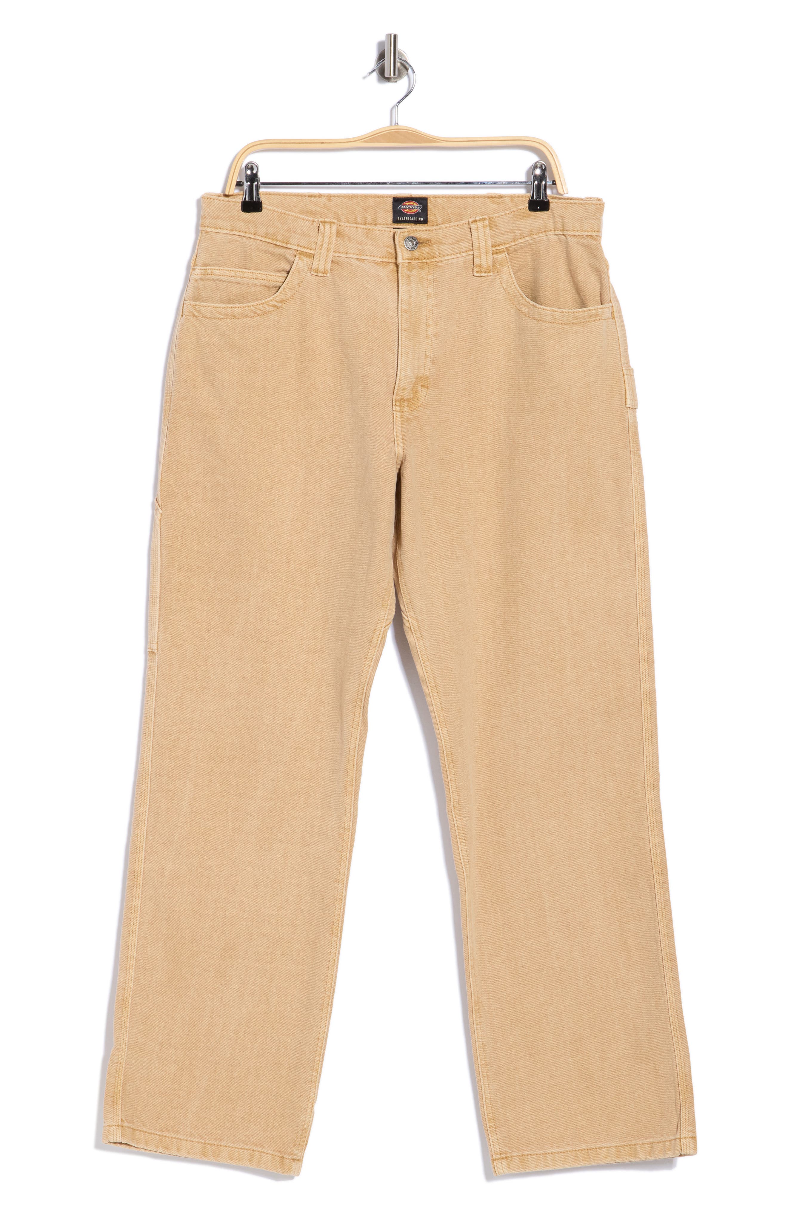 Dickies Skateboarding Denim Carpenter Jeans In Khaki