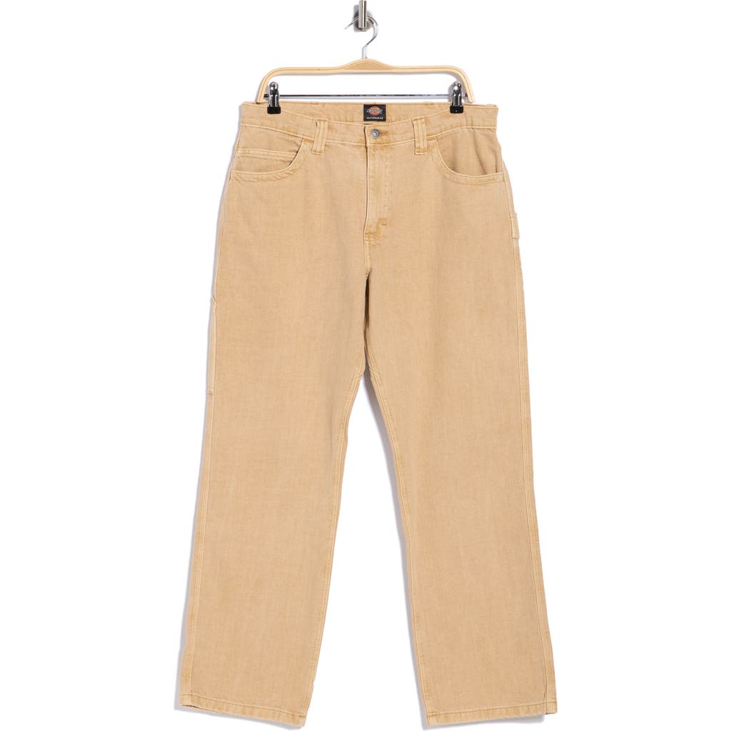 Dickies Skateboarding Denim Carpenter Jeans In Khaki