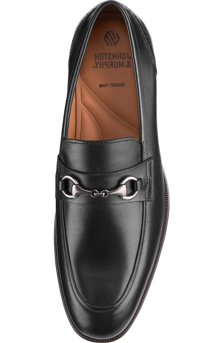 Johnston & Murphy Reeve Bit Loafer, Alternate, color, Black Full Grain