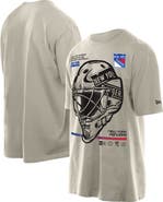 New Era Men's New Era Tan New York Rangers Goalie Mask T-Shirt