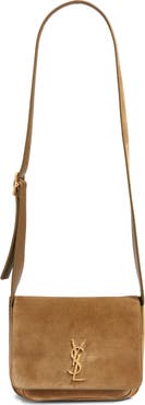 Saint Laurent Niki Suede Crossbody Bag