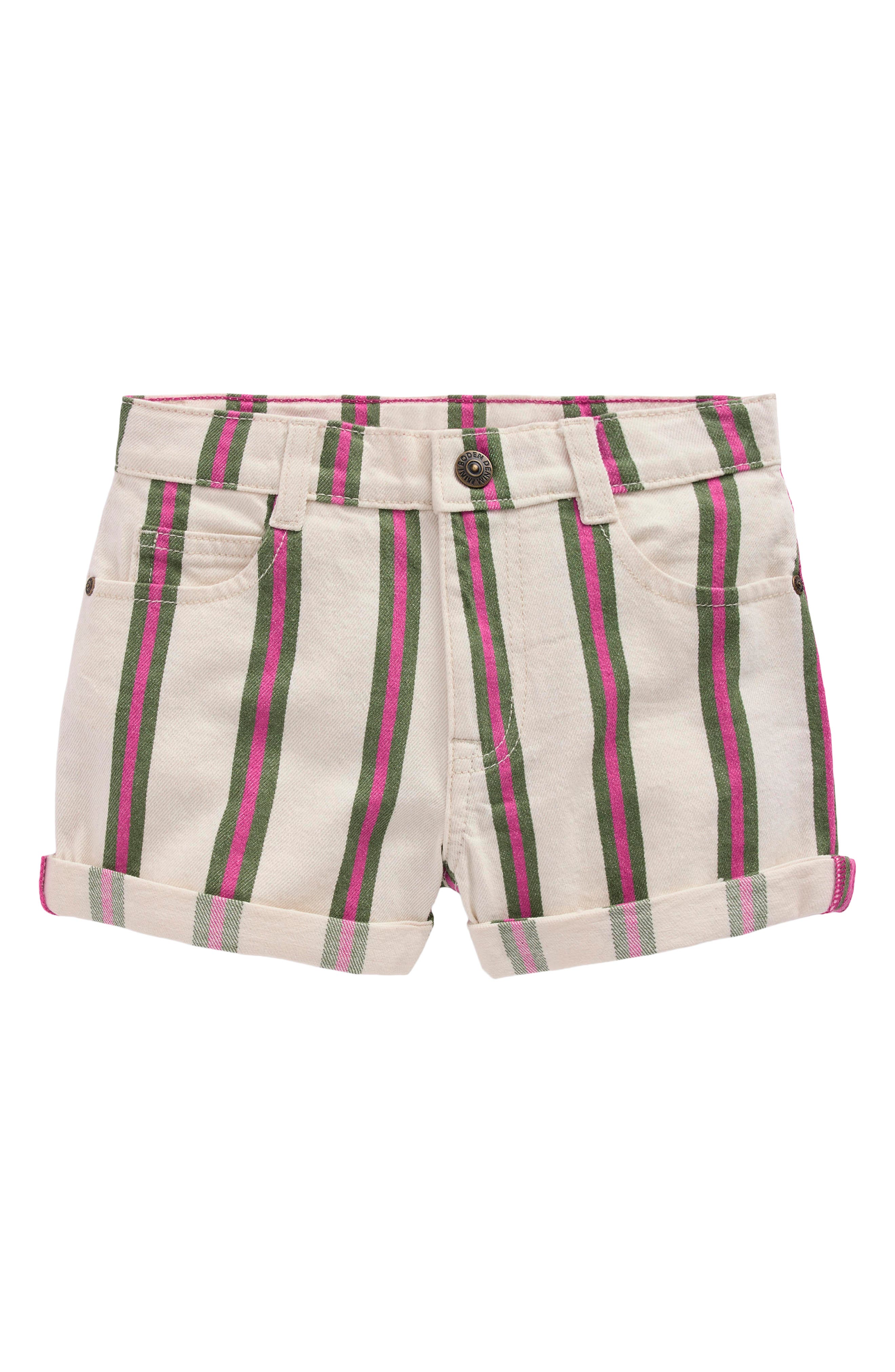 selected IVORY/ GREEN/ PINK STRIPE