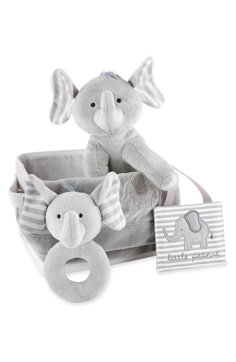 Baby Aspen Little Peanut Elephant 5-Piece Gift Set, Alternate, color,