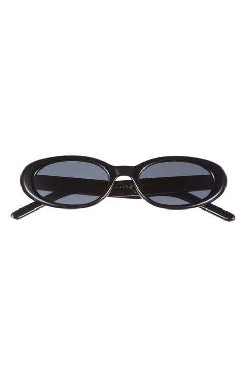 Narrow Oval Sunglasses